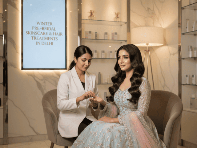 Winter Pre-Bridal Skincare & Hair Care Treatments for Brides in Delhi